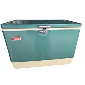 Coleman Green Metal Cooler